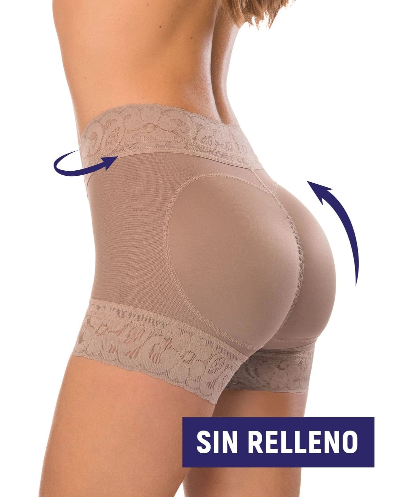 CurveMe® Panty Invisible Levanta Cola.