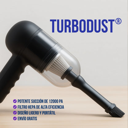 TurboDust® Aspiradora Portátil Profesional.